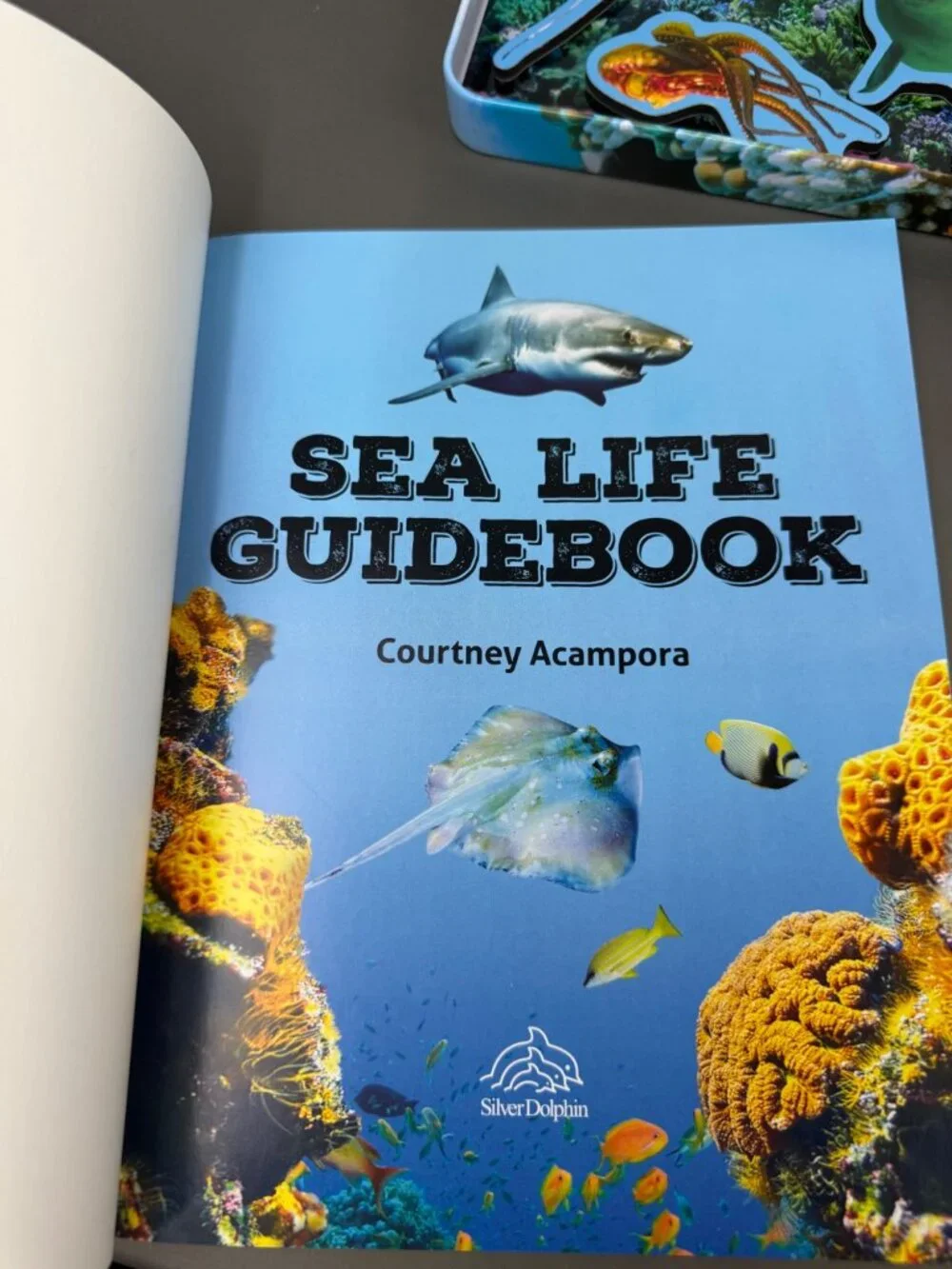 Smithsonian Magnetic Adventures Sea Life Set With Guidebook & Reusable Clings